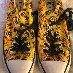 Size 7 Andy Warhol print Chucks
